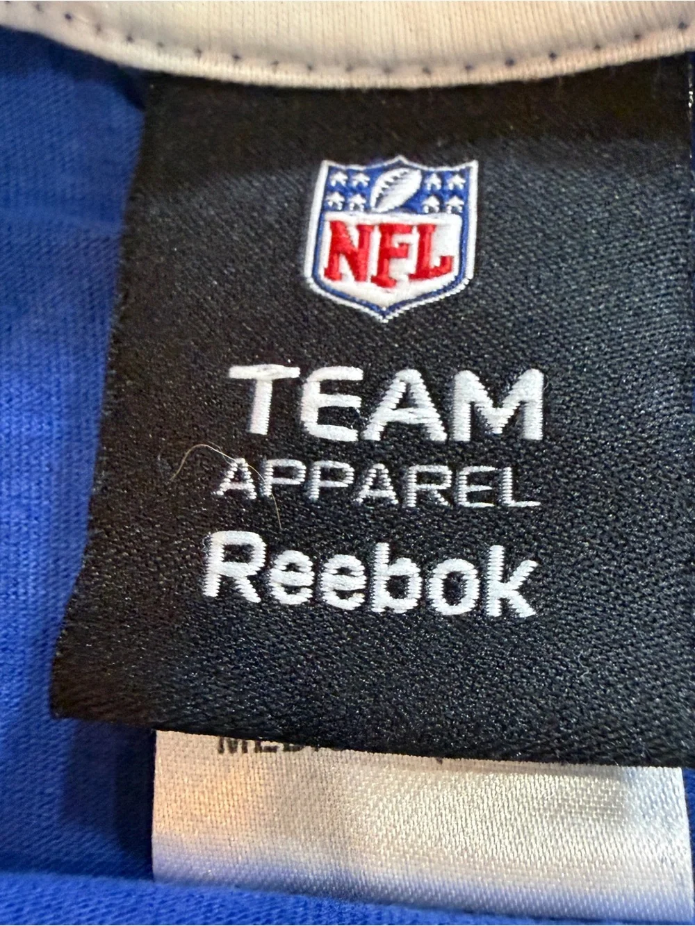 Reebok Colts Youth Horseshoe Graphic Long Sleeve Shirt Sz M (10-12)